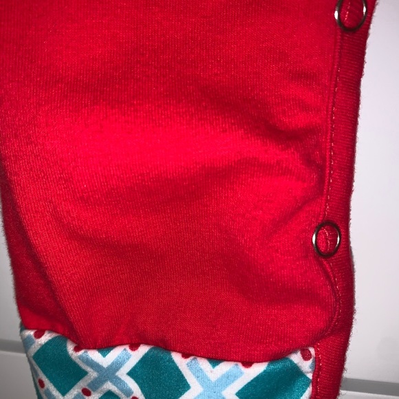 SOLD Marie Nicole Boutique Snowman Romper 0-3 Months - Picture 3 of 4